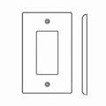 Leviton Wallplates Mid Nyl 1G Iv PJ26-I